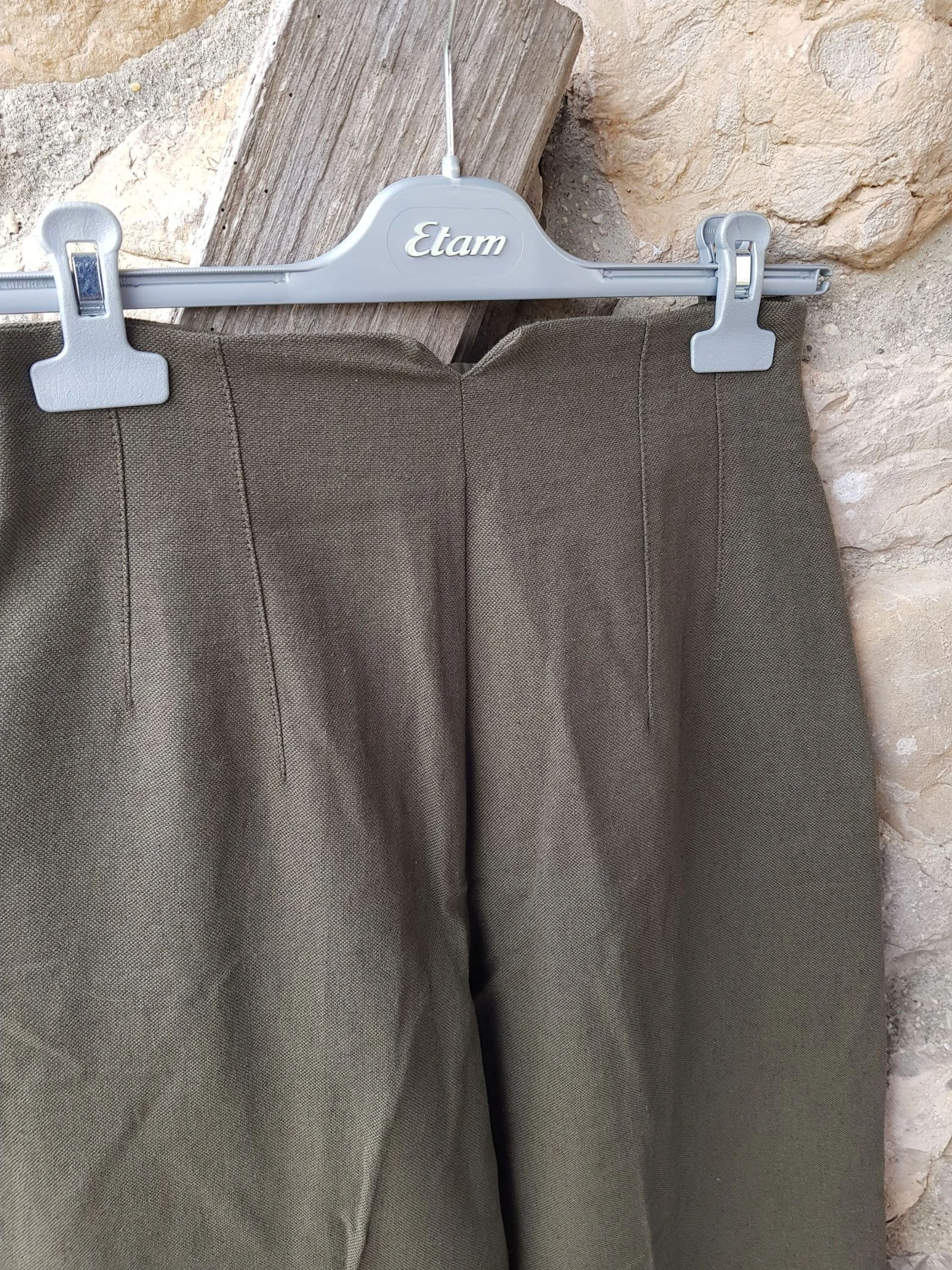 Calça larga linho e algodão Zara – photo 8